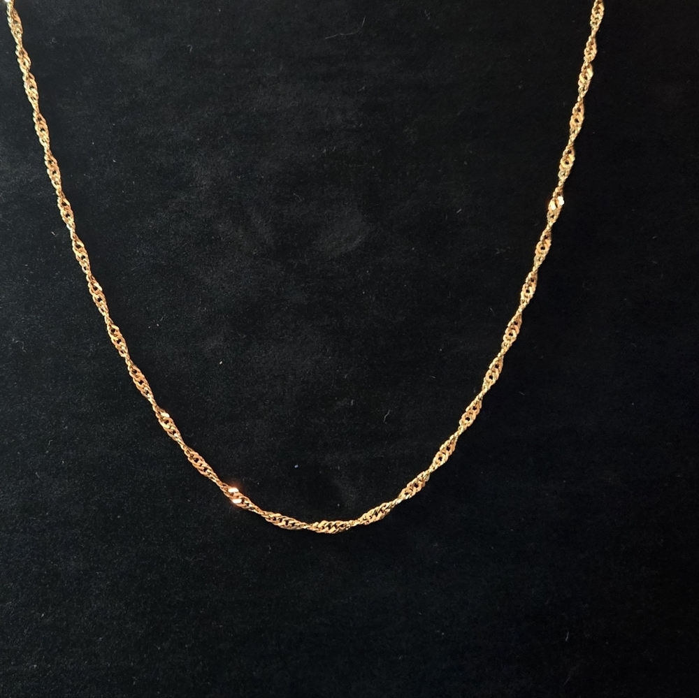 Necklace, twist rope, fashion jewelry, brand name, No Boundaries. New no tags